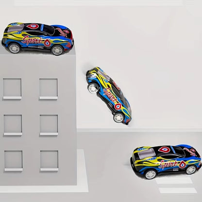 Lot de 10 Mini Voitures à Inertie – Modèles Diecast en Alliage et Plastique | Jouets de Course pour Enfants, Cadeau d’Anniversaire