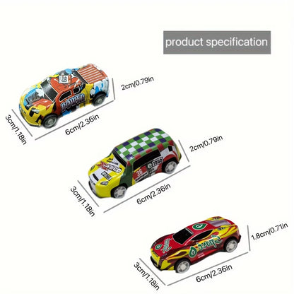 Lot de 10 Mini Voitures à Inertie – Modèles Diecast en Alliage et Plastique | Jouets de Course pour Enfants, Cadeau d’Anniversaire