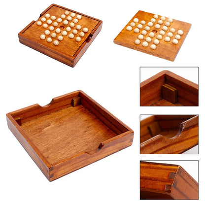 Jeu de société en bois premium – Échecs & logique | Jouet éducatif pour développer l’intelligence et la stratégie