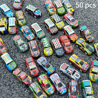 Lot de 10 Mini Voitures à Inertie – Modèles Diecast en Alliage et Plastique | Jouets de Course pour Enfants, Cadeau d’Anniversaire