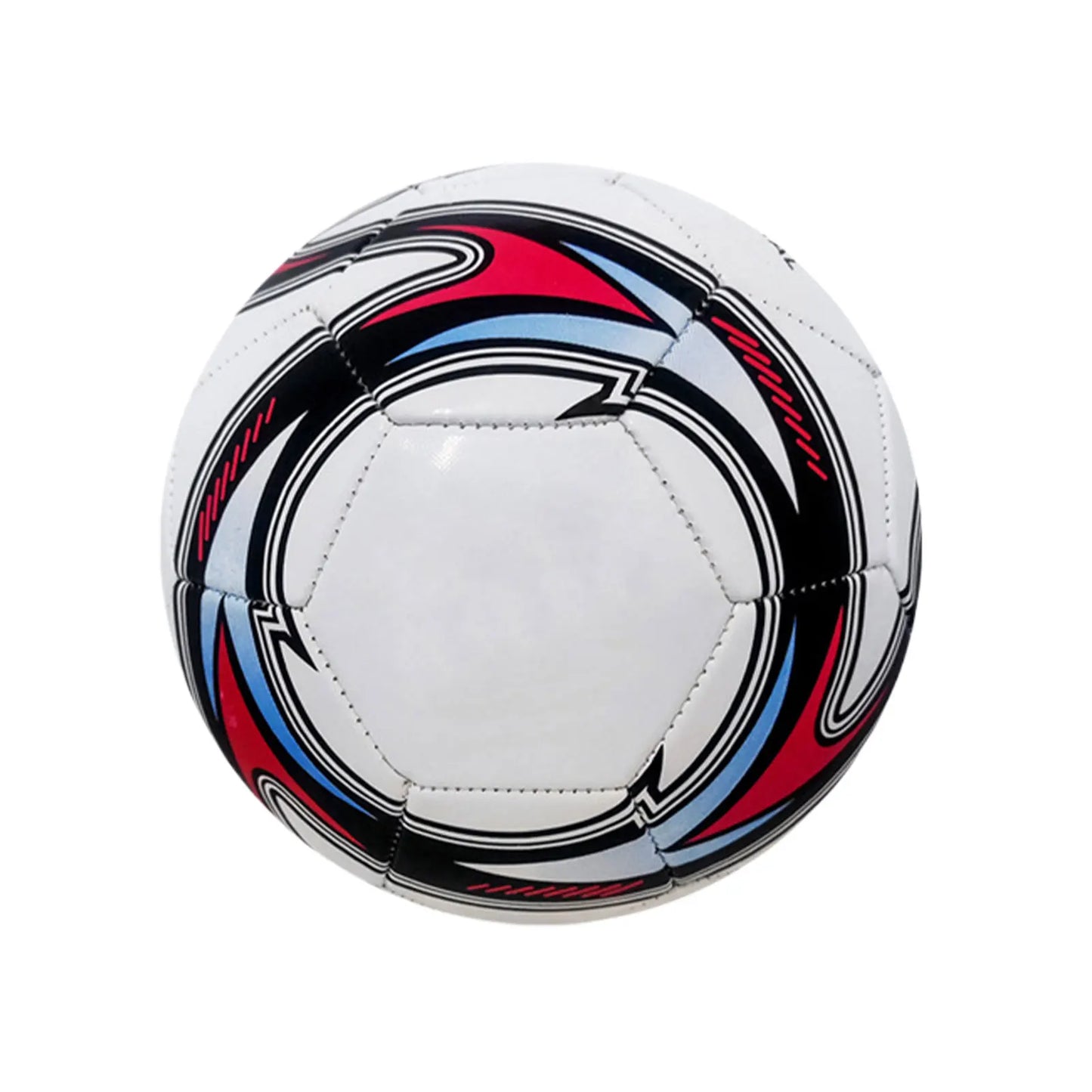 Ballon de Football Taille 5 – PVC Résistant, Anti-Dérapant et Sans Couture, Idéal Entraînement & Match en Plein Air