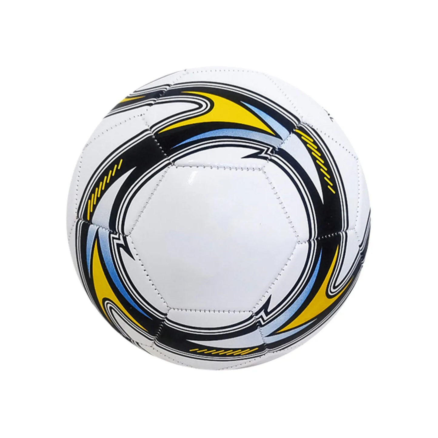 Ballon de Football Taille 5 – PVC Résistant, Anti-Dérapant et Sans Couture, Idéal Entraînement & Match en Plein Air