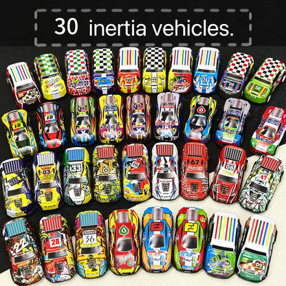 Lot de 10 Mini Voitures à Inertie – Modèles Diecast en Alliage et Plastique | Jouets de Course pour Enfants, Cadeau d’Anniversaire