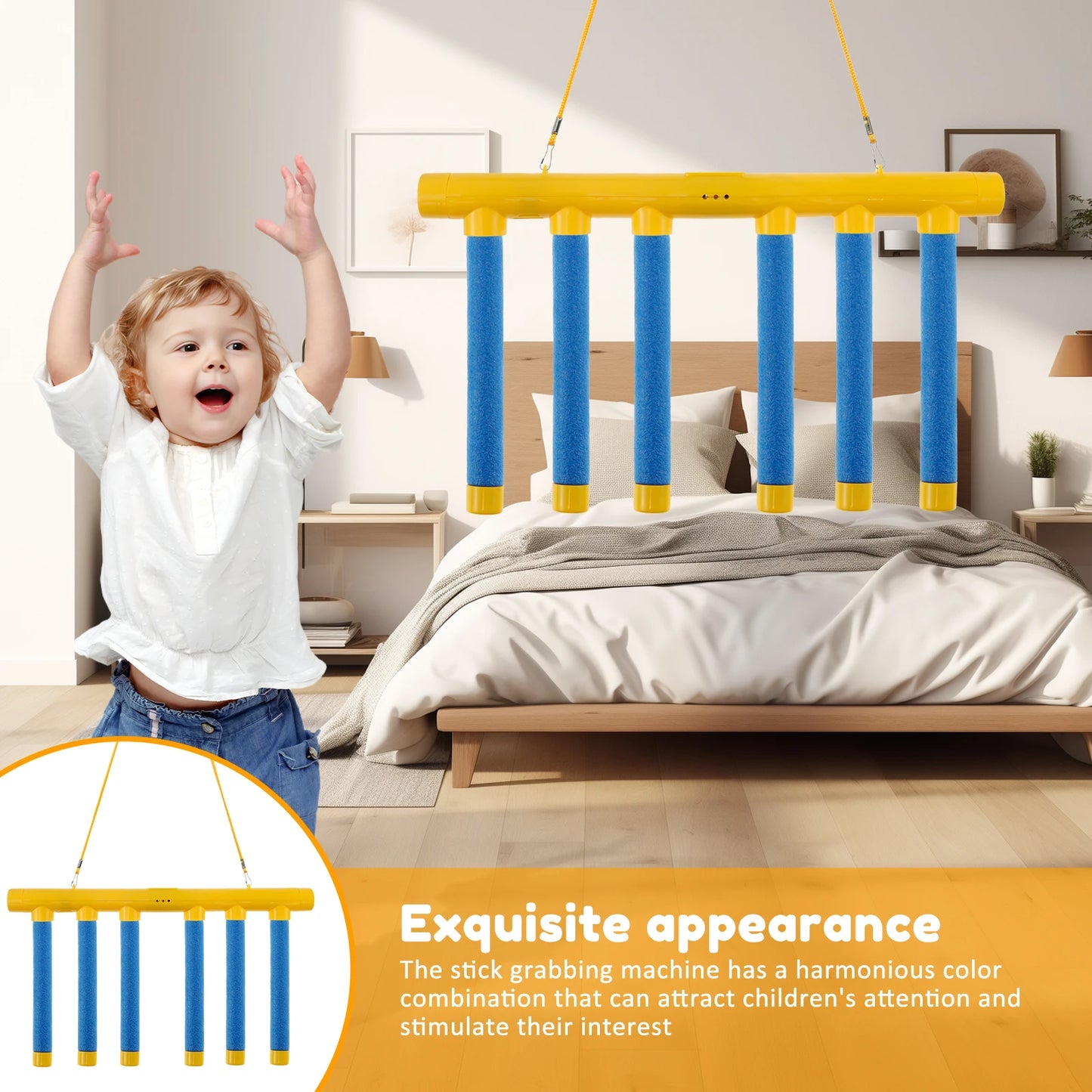 Jeu de bâtons chute rapide – Jouet éducatif interactif parent-enfant | Développe réflexes, vitesse et coordination | Jeu sportif amusant pour enfants