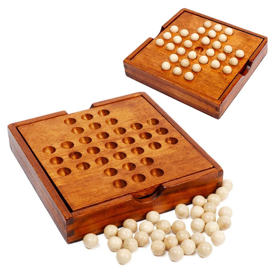 Jeu de société en bois premium – Échecs & logique | Jouet éducatif pour développer l’intelligence et la stratégie