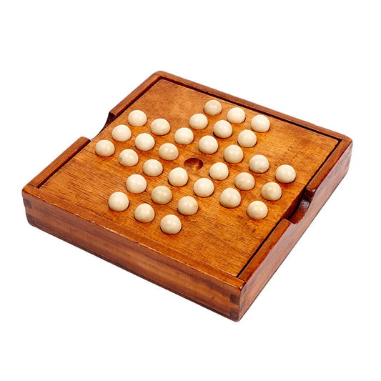 Jeu de société en bois premium – Échecs & logique | Jouet éducatif pour développer l’intelligence et la stratégie